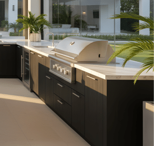 Designing High-End Outdoor Kitchens Integrated with Hardscape
