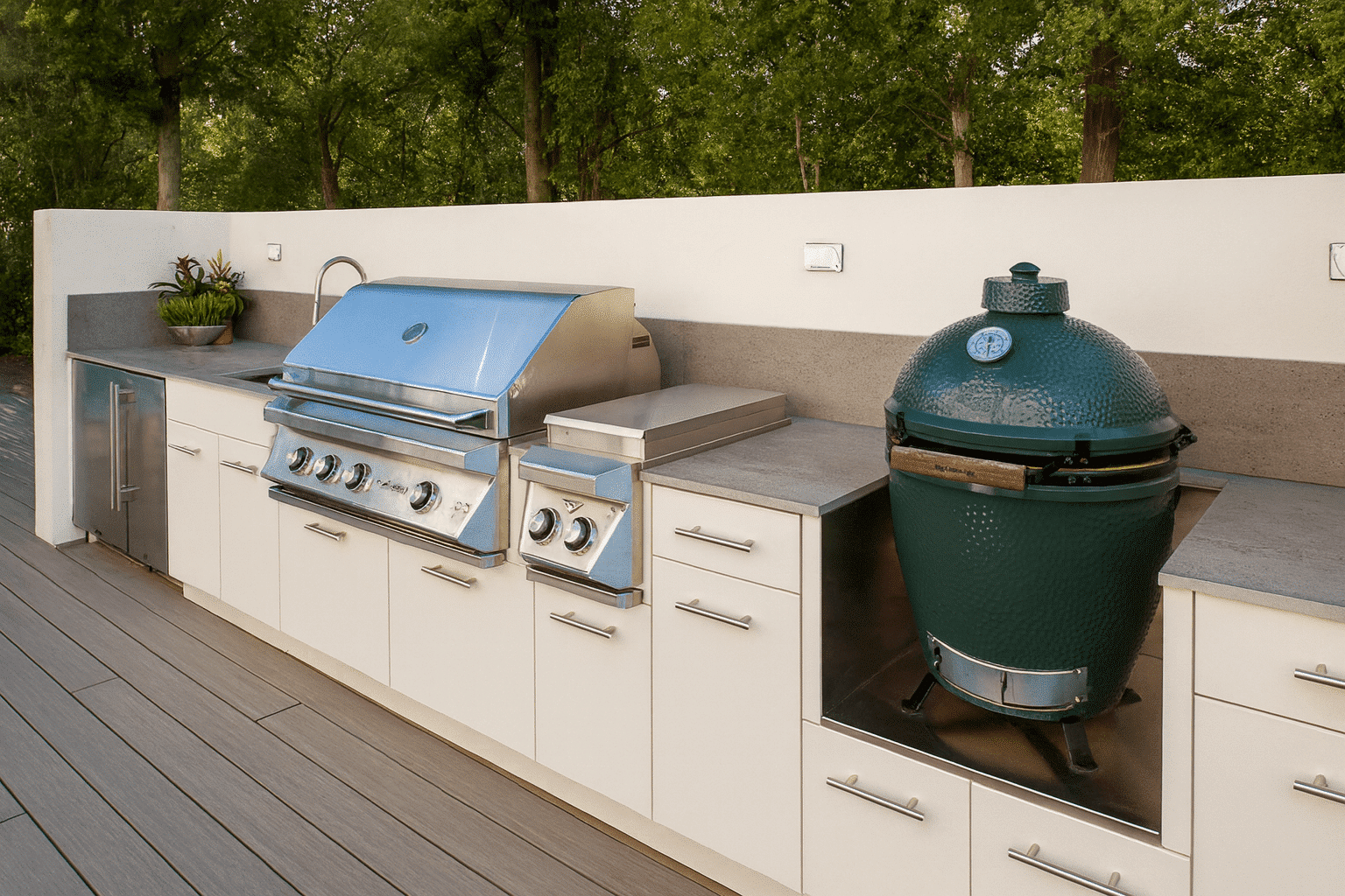 Exterior Rated Outdoor Cabinets vs Modified Indoor Cabinets What Specifiers Must Know (White Slab)