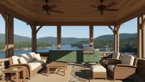 Outdoor Kitchen Cabinet Design Guide Coastal vs. Inland Homes