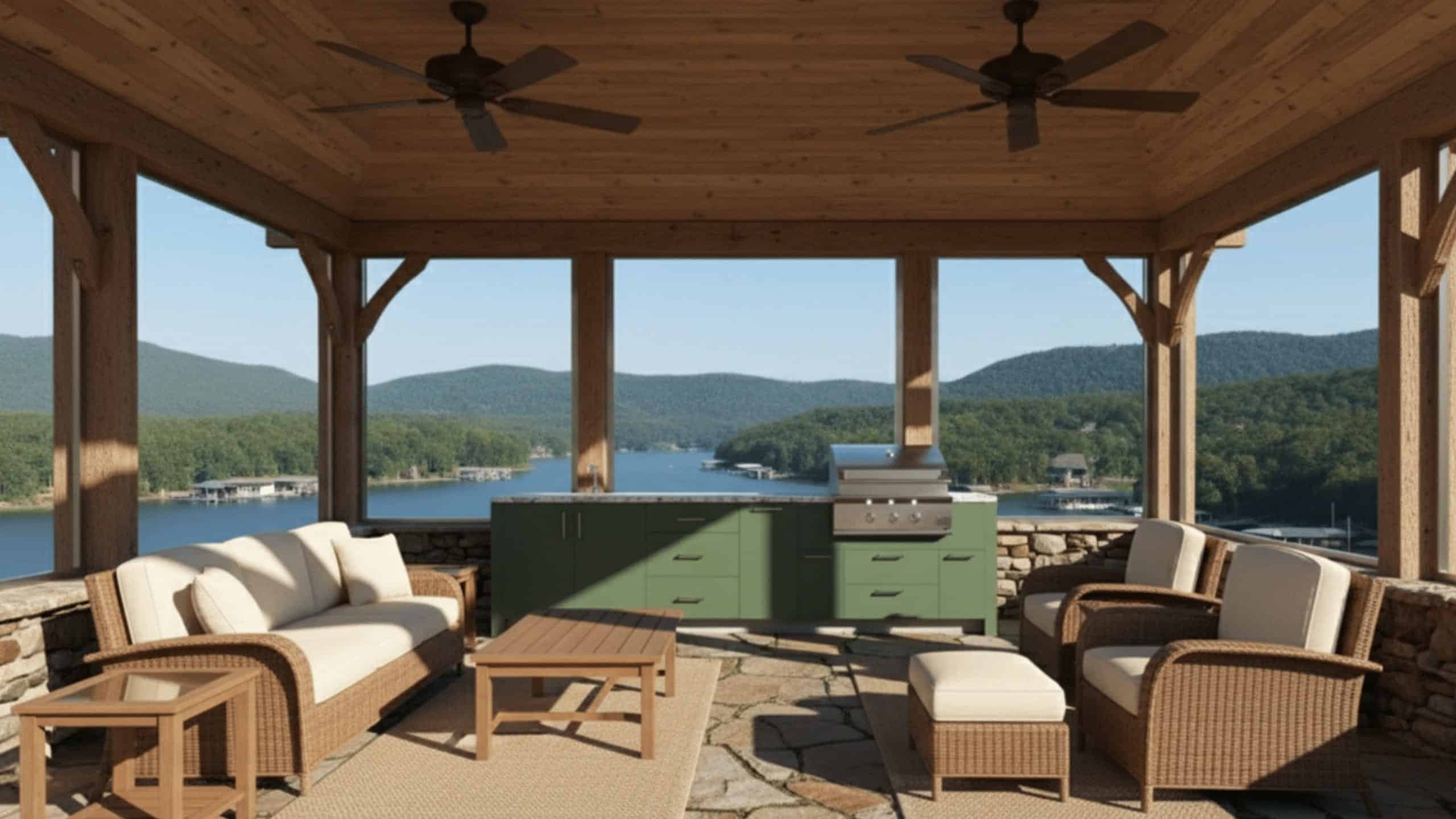 Outdoor Kitchen Cabinet Design Guide Coastal vs. Inland Homes