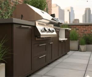 Outdoor Kitchen Cabinet Design in Inland Climates Materials and Performance