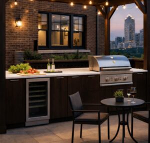 The Most Effective Outdoor Kitchen Cabinet Layouts (Urban_Puro_Ebony)