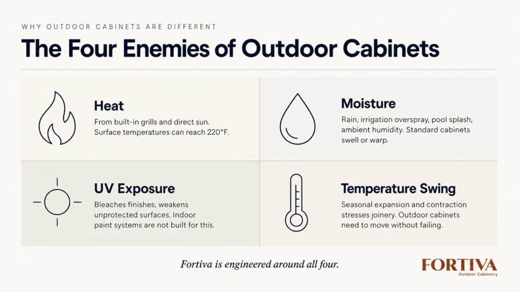 The Four Enemies of Outdoor Cabinets