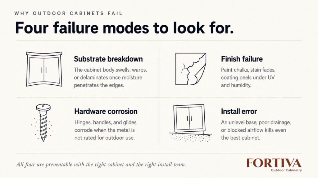 The 4 Ways Outdoor Cabinets Fail