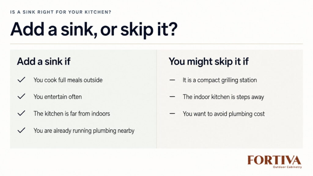 Do You Need an Outdoor Sink?